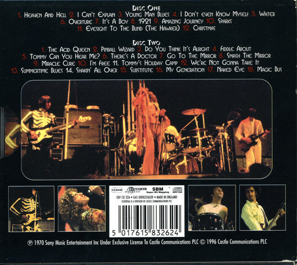 The Who : Live At The Isle Of Wight Festival 1970 (2xCD, Album)