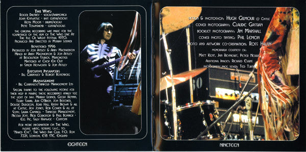 The Who : Live At The Isle Of Wight Festival 1970 (2xCD, Album)