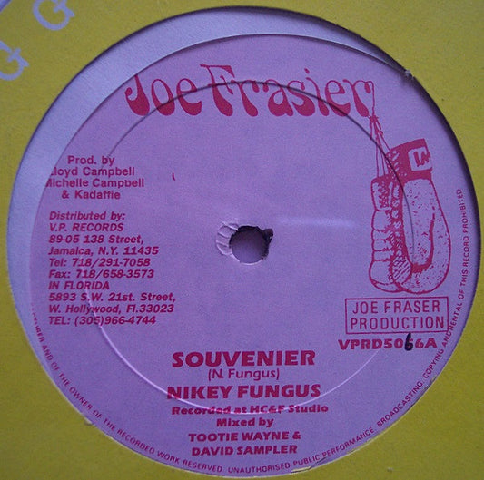Nikey Fungus / Danny Browne & Steely : Souvenier / Souvenier Dub (12")