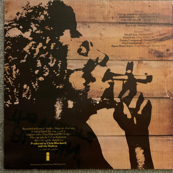 The Wailers : Burnin' (LP, Album, RE)