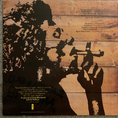 The Wailers : Burnin' (LP, Album, RE)