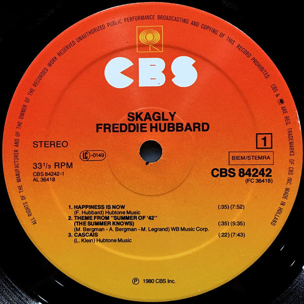 Freddie Hubbard : Skagly (LP, Album)