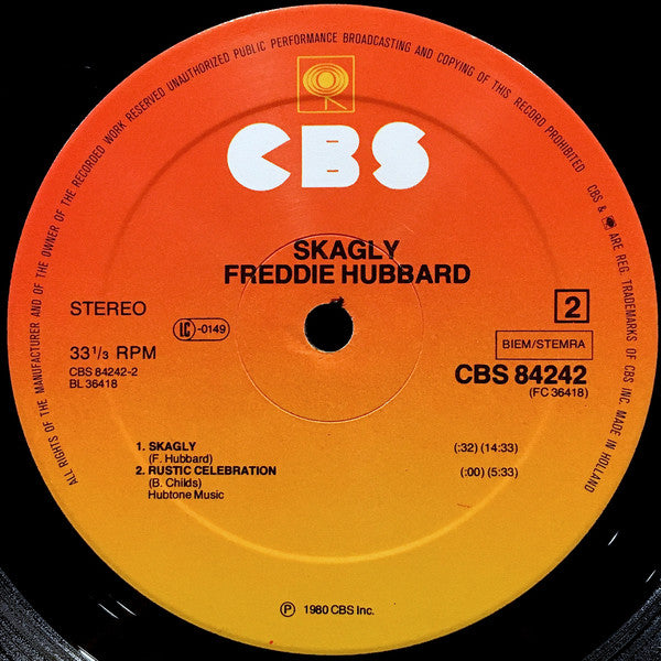 Freddie Hubbard : Skagly (LP, Album)