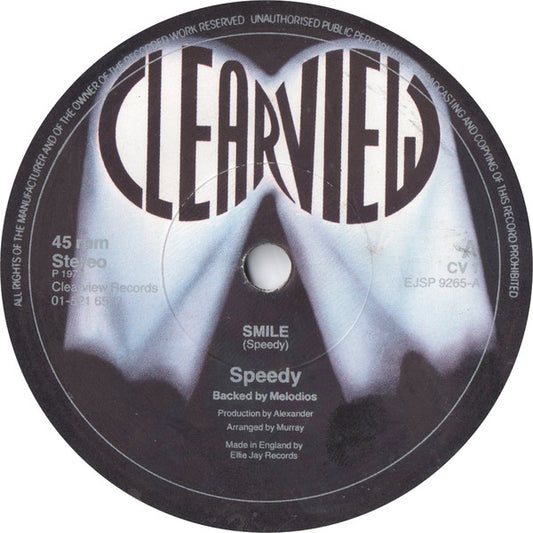 Speedy (24) / Bojey : Smile / Feel No Way (7", Single)