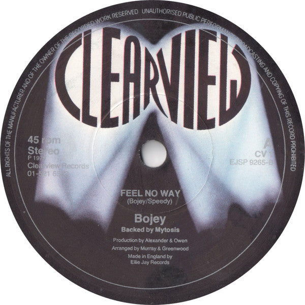 Speedy (24) / Bojey : Smile / Feel No Way (7", Single)