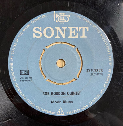Bob Gordon Quintet : Bob Gordon Quintet (7", EP, Mono)