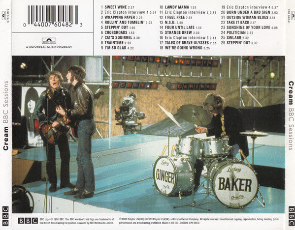 Cream (2) : BBC Sessions (CD, Album)