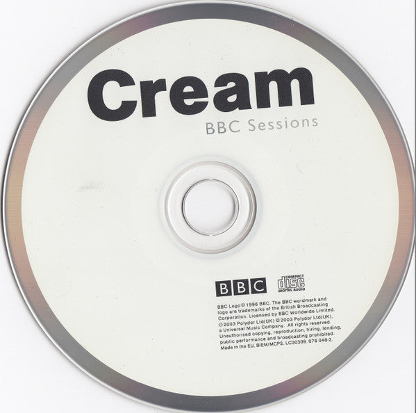 Cream (2) : BBC Sessions (CD, Album)