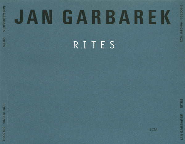 Jan Garbarek : Rites (2xCD, Album, RE)