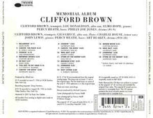 Clifford Brown : Memorial Album (CD, Album, Comp, Mono, RE, RM)