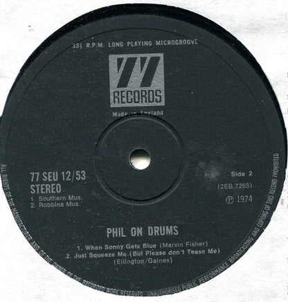 Phil Seamen : Phil On Drums (LP, Album)