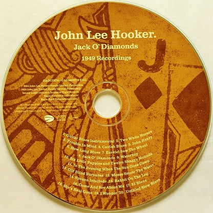 John Lee Hooker : Jack O'Diamonds (1949 Recordings) (CD, Album, RM)
