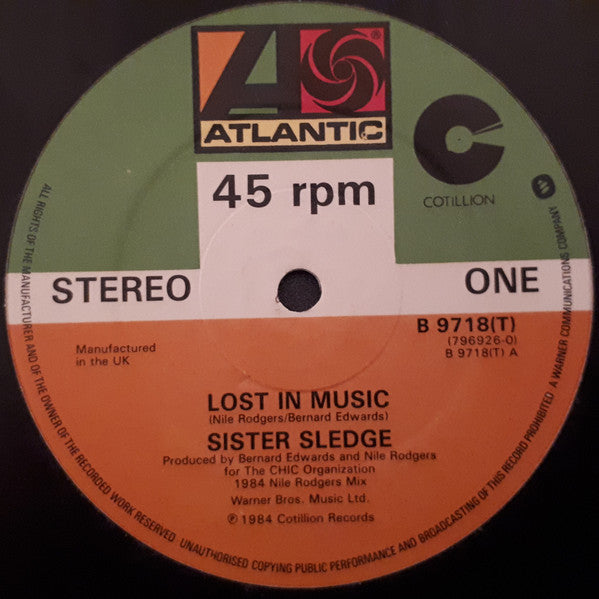 Sister Sledge : Lost In Music (1984 Nile Rodgers Mix) (12", Pla)