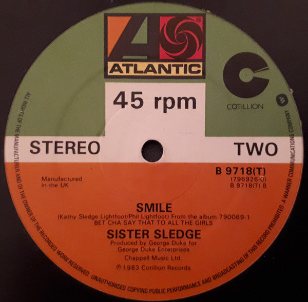 Sister Sledge : Lost In Music (1984 Nile Rodgers Mix) (12", Pla)