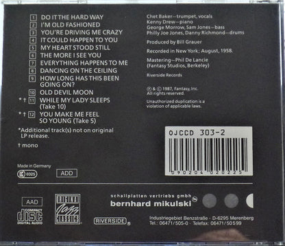 Chet Baker : It Could Happen To You - Chet Baker Sings (CD, Mono, RE)