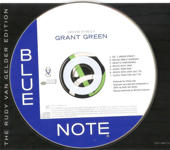 Grant Green : Green Street (CD, Album, RE, RM)