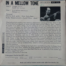 Charlie Byrd : In A Mellow Tone (7", EP)