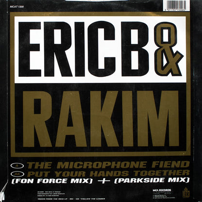Eric B. & Rakim : The Microphone Fiend + Put Your Hands Together (12")