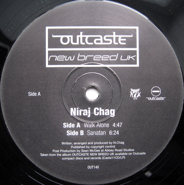 Niraj Chag : Walk Alone / Sanatan (12")