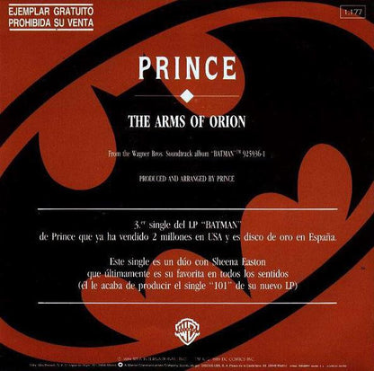 Prince : The Arms Of Orion (7", Single, Promo)
