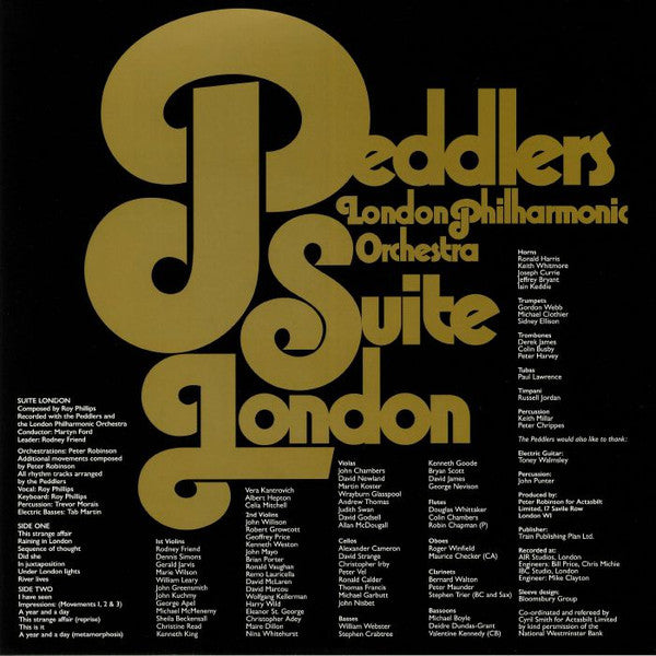 The Peddlers And London Philharmonic Orchestra : Suite London (2xLP, Album, RE, RM)