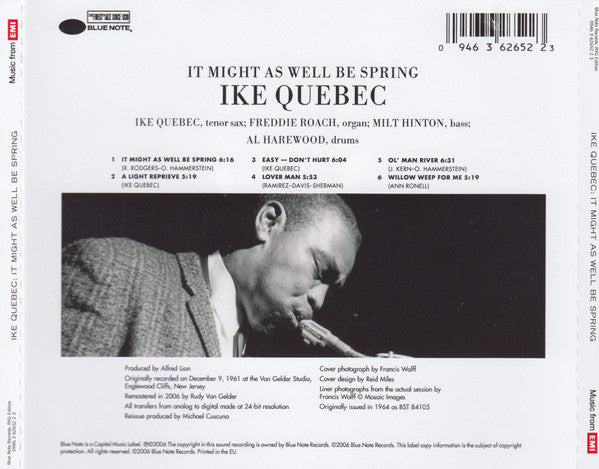 Ike Quebec : It Might As Well Be Spring (CD, Album, RE, RM)