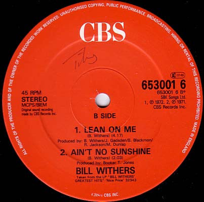 Bill Withers : Lovely Day (Sunshine Mix) (12", Single)