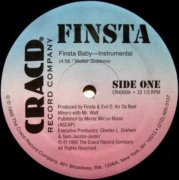 Finsta : Finsta Baby / Payday Is Bliss (12")