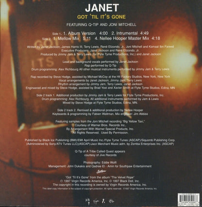 Janet* Featuring Q-Tip And Joni Mitchell : Got 'Til It's Gone (12")
