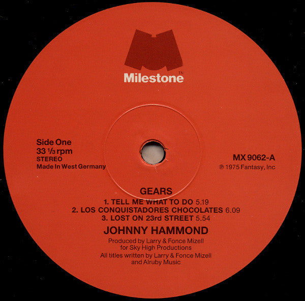 Johnny Hammond : Gears (LP, Album, RE)