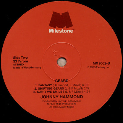 Johnny Hammond : Gears (LP, Album, RE)