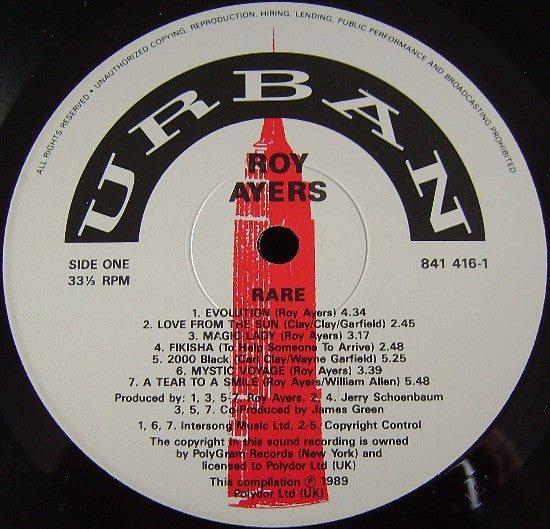 Roy Ayers : Rare (LP, Comp)