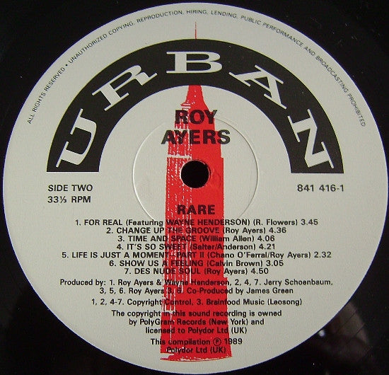 Roy Ayers : Rare (LP, Comp)