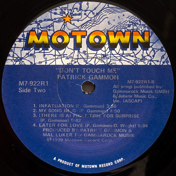 Patrick Gammon : Don't Touch Me (LP, Album)