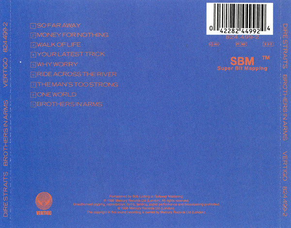 Dire Straits : Brothers In Arms (CD, Album, RE, RM)