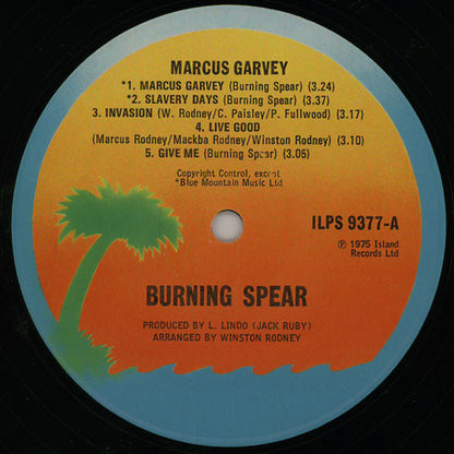 Burning Spear : Marcus Garvey (LP, Album)