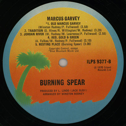 Burning Spear : Marcus Garvey (LP, Album)