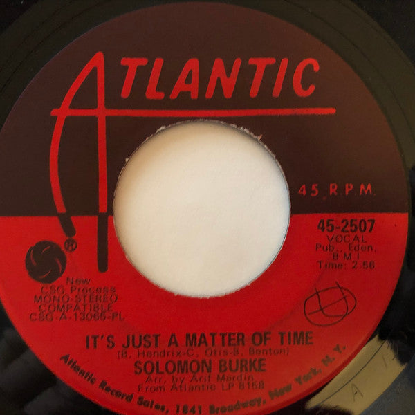 Solomon Burke : I Wish I Knew (How It Would Feel To Be Free) / It's Just A Matter Of Time (7", Single, PL )