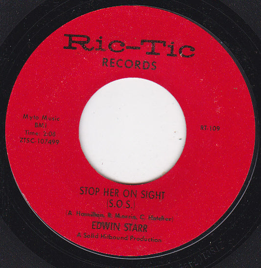 Edwin Starr : Stop Her On Sight (SOS) (7", Single, Styrene, San)