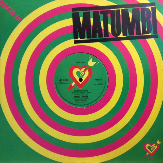 Matumbi : Point Of View (Squeeze A Little Lovin) (12", Single)