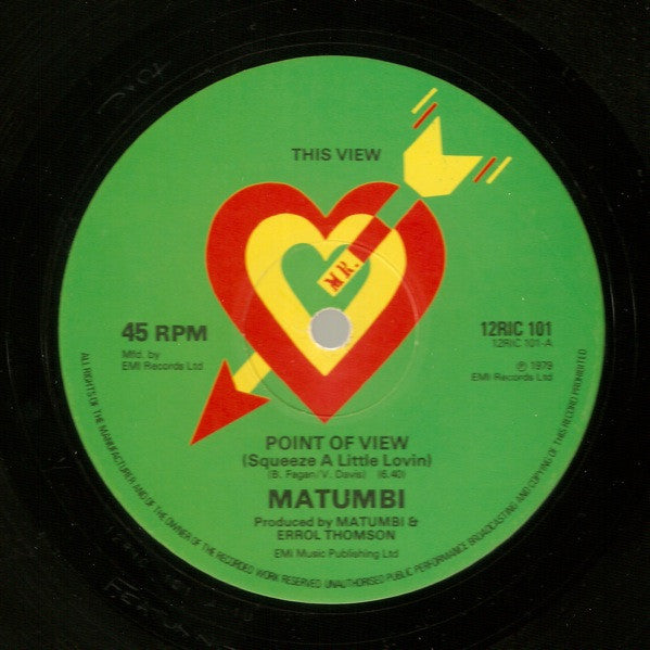 Matumbi : Point Of View (Squeeze A Little Lovin) (12", Single)
