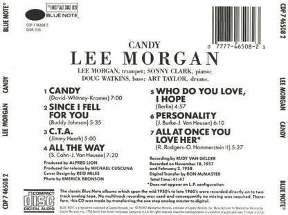 Lee Morgan : Candy (CD, Album, RE)