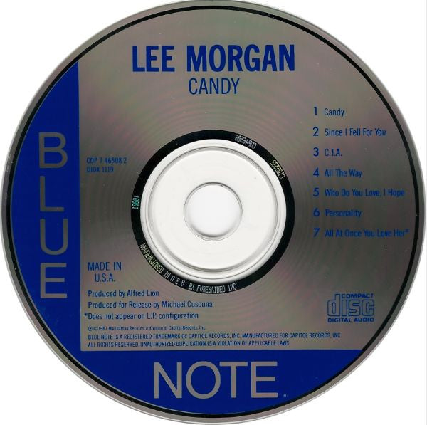 Lee Morgan : Candy (CD, Album, RE)