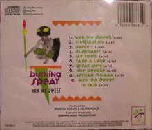 Burning Spear : Mek We Dweet (CD, Album)