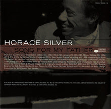The Horace Silver Quintet : Song For My Father (Cantiga Para Meu Pai) (CD, Album, RE, RM, EMI)
