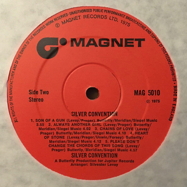 Silver Convention : Discotheque Volume 1 (LP, Album)