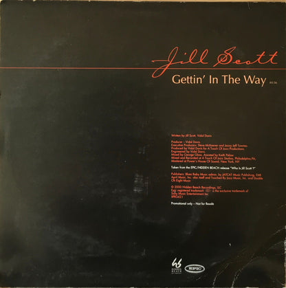 Jill Scott : Gettin' In The Way (12", Promo)