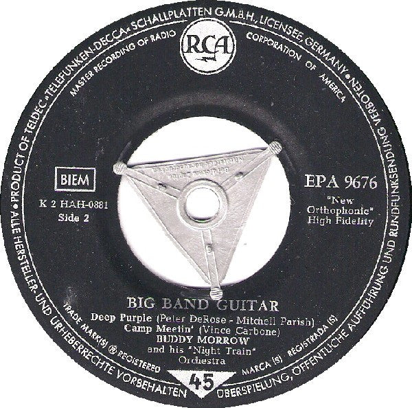 Buddy Morrow And His Orchestra : Big Band Guitar (7", EP)