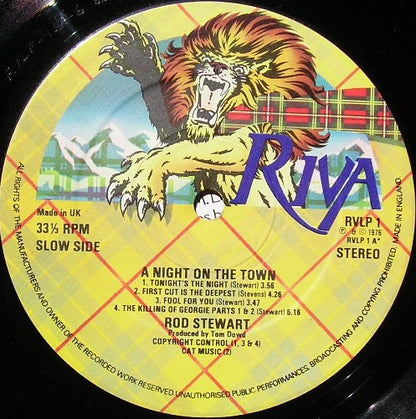 Rod Stewart : A Night On The Town (LP, Album)