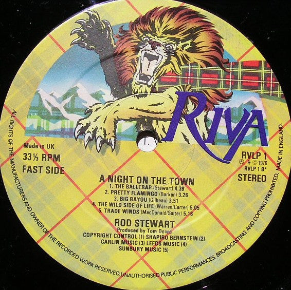Rod Stewart : A Night On The Town (LP, Album)